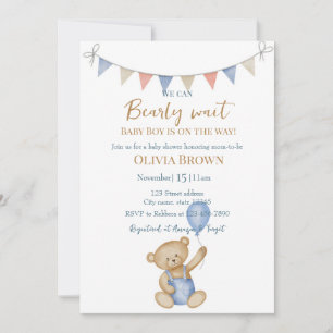 Nous pouvons à peine attendre Invitation à la Baby