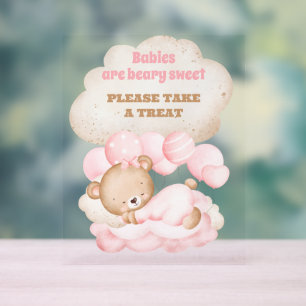 Nous Pouvons Attendre Assez Mignonne Ours Rose Fav