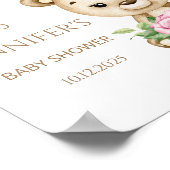 Nous pouvons attendre baby shower accueil poster (Coin)