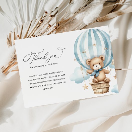 Nous pouvons attendre baby shower merci