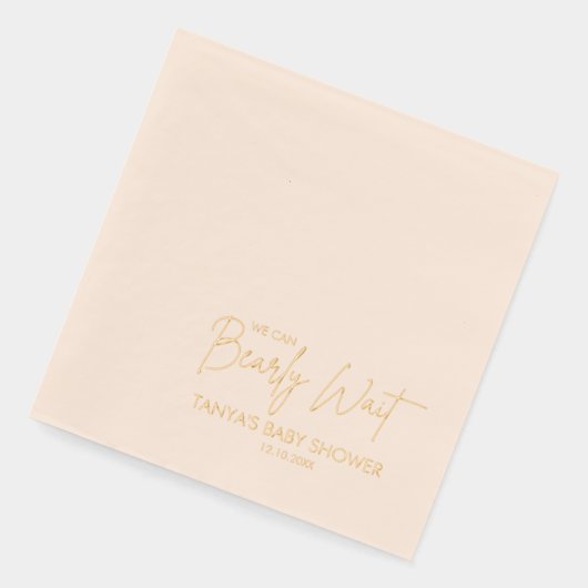 Nous pouvons attendre le Baby shower (Gauche)