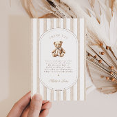 Nous pouvons attendre le Carte de remerciements Ba