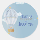 Nous pouvons attendre Merci Sticker (Devant)