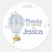 Nous pouvons attendre Merci Sticker (Devant)