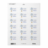 Nous pouvons attendre Merci Sticker (Feuille entière)