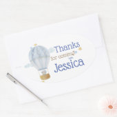 Nous pouvons attendre ovale merci Sticker (Enveloppe)