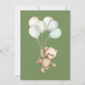 Nous pouvons attendre une invitation baby shower (Dos)