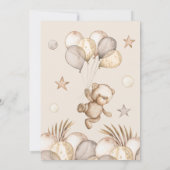 Nous pouvons attendre une invitation baby shower (Dos)