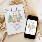 Nous pouvons attendre une invitation baby shower