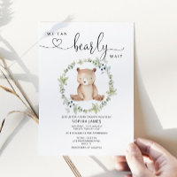 Nous pouvons attendre une invitation baby shower