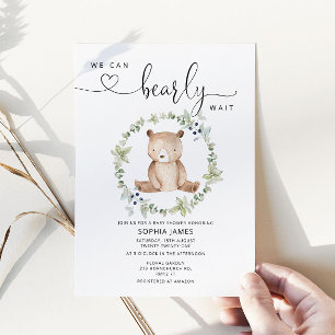 Nous pouvons attendre une invitation baby shower