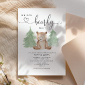 Nous pouvons attendre une invitation baby shower