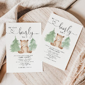 Nous pouvons attendre une invitation baby shower