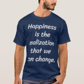 Nous pouvons changer le t-shirt foncé de base (Devant)