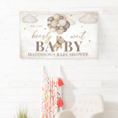 Nous pouvons éteindre la bannière Baby shower d'at (En situation)