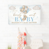 Nous pouvons éteindre la bannière Baby shower d'at (En situation)
