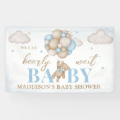 Nous pouvons éteindre la bannière Baby shower d'at (Horizontal)