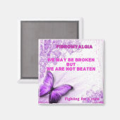 Nous pouvons être battus, mais pas cassé aimant (Recto/Verso)