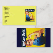 Nous pouvons le faire Carte de visite (Devant / Derrière)