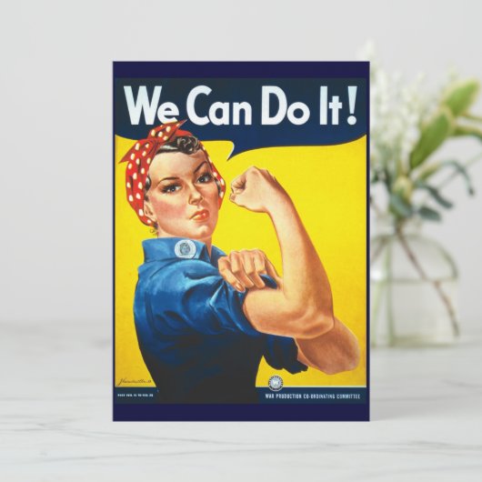 Nous Pouvons Le Faire Invitation (Debout devant)