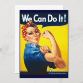 Nous Pouvons Le Faire Invitation (Devant / Derrière)