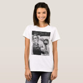 Nous pouvons le faire Kettlebell T-shirt B&W (Devant entier)