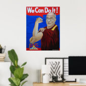 Nous Pouvons Le Faire ! - Poster du Dalaï Lama (Bureau à domicile)