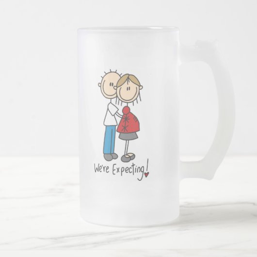 Nous prévoyons ! Chiffre enceinte tasse de bâton (Droit)