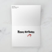 "Nous restons" sur une carte d'anniversaire (Intérieur)