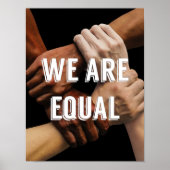 Nous sommes à égalité Poster (Devant)