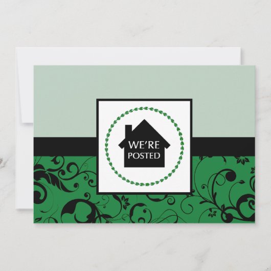 nous sommes affichés faire-part (Devant)