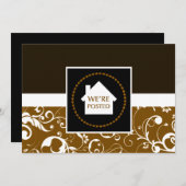 nous sommes affichés faire-part (Devant / Derrière)