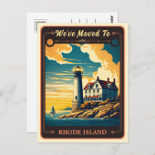 Nous sommes allés à Rhode Island | Carte postale V (Devant / Derrière)