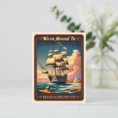 Nous sommes allés au Massachusetts | Carte postale (Debout devant)