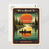 Nous sommes allés au Minnesota | Carte postale Vin (Devant / Derrière)