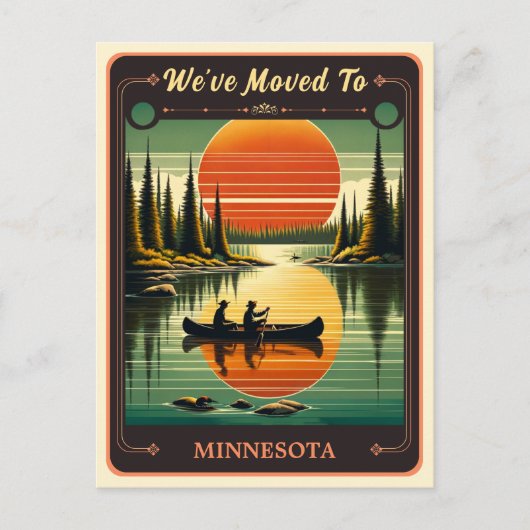 Nous sommes allés au Minnesota | Carte postale Vin (Devant)