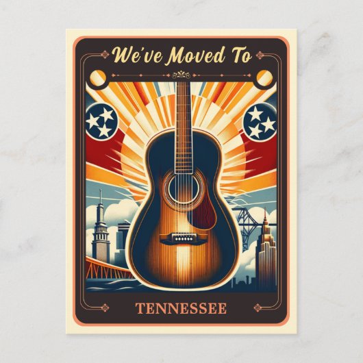 Nous sommes allés au Tennessee | Carte postale Vin (Devant)