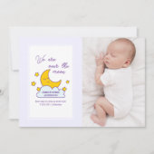 Nous Sommes Au-Dessus De La Lune 2 Faire-part de n (Devant)