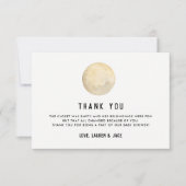 Nous Sommes Au-Dessus Du Baby shower Lune Merci Ca (Devant)