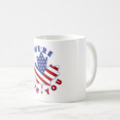 NOUS SOMMES AVEC VOUS DU CAFÉ MUG (Devant droit)