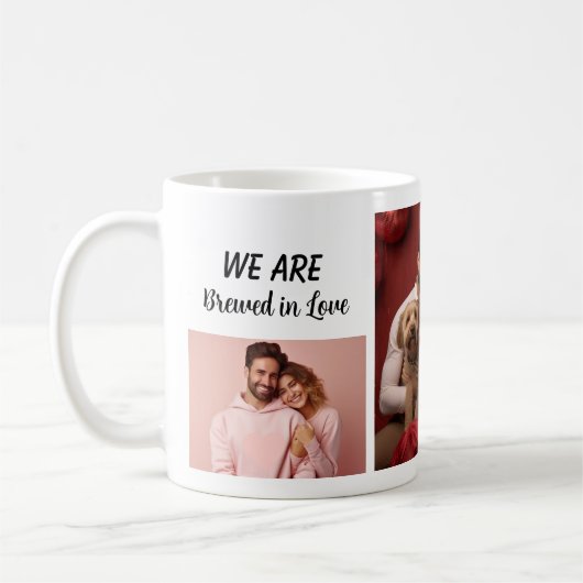 "Nous sommes brassés dans l'amour" tasse photo per (Gauche)