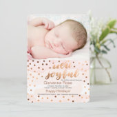 Nous sommes carte joyeuse de vacances de photo (Debout devant)