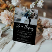 Nous sommes Eloping Faire-part Invitation manuscri