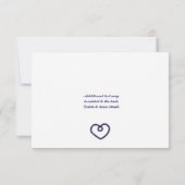 Nous sommes en train de lier la carte RSVP du Coeu (Dos)