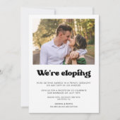 Nous sommes en train de quitter le faire-part mari (Devant)