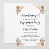 nous sommes engagés à des invitations de la partie (Devant / Derrière)