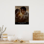 Nous sommes engagés Affiche de bienvenue photo de (Cuisine)