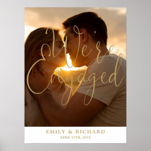 Nous sommes engagés Affiche de bienvenue photo de