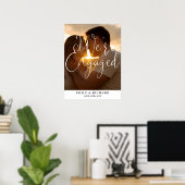 Nous sommes engagés Affiche de bienvenue photo de (Bureau à domicile)