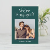 Nous sommes engagés Faire-part Fiançailles (Debout devant)